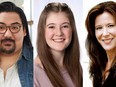 Chris Tsujiuchi, left, plays a fortune teller while also serviing as musical director in Tweed and Company Theatre's production of Ride the Cyclone. Hadley Mustakas, left, and her mother, Stirling native, Jackie Mustakas, star in Mamma Mia!