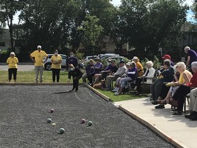 Bocce is just one of many clubs and activities available at Kingsbridge. Photo supplied.