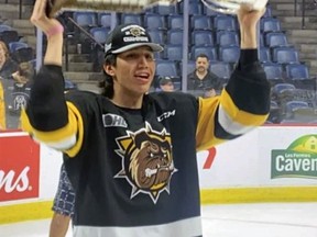 Ohsweken's Brenden Anderson is a member of the OHL champion Hamilton Bulldogs. Submitted