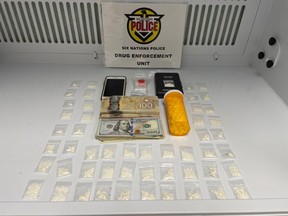 Police on Six Nations of the Grand River say they seized a large quantity of packed cocaine and other drugs during a search June 17 of a Fourth Line road home.
