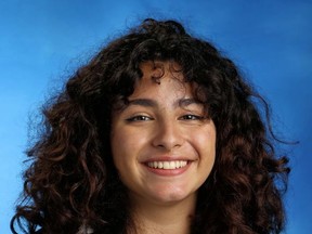 Nansi Hassoun, of Brantford Collegiate Institute, is one of 100 students from across Canada to be awarded a 2022  Schulich Leader Scholarship. Submitted