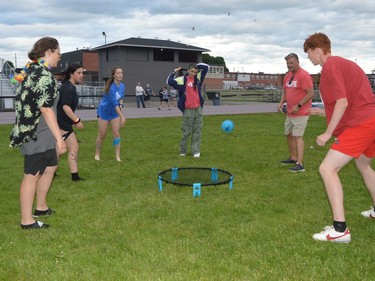 Relay for Life participants have numerous lawn games from which to choose at the TISS track during the Canadian Cancer Society fundraiser on Friday, June 17.
Tim Ruhnke/The Recorder and Times