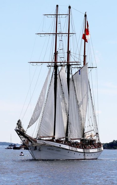 The Empire Sandy has become a fixture of Brockville tall ships festivals. (RONALD ZAJAC/The Recorder and Times)