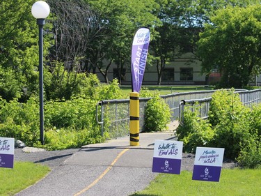 The start and finish area. Photo on Saturday, June 11, 2022, in Cornwall, Ont. Todd Hambleton/Cornwall Standard-Freeholder/Postmedia Network