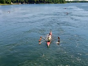 Handout/Cornwall Standard-Freeholder/Postmedia NetworkA Cornwall Rowing Club photo of some of the participants in its first-annual rowing tour, held on June 11, 2022.