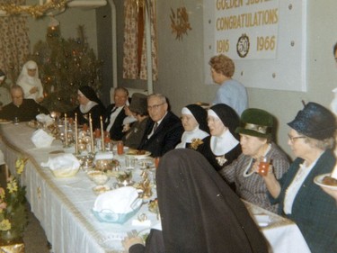 Handout/Cornwall Standard-Freeholder/Postmedia Network
From the Religious Hospitallers of St. Joseph archives, a Golden Jubilee gathering photo from 1966.