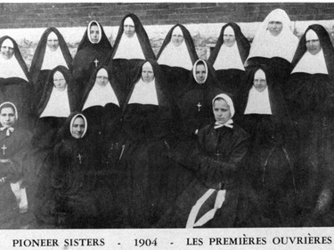 Handout/Cornwall Standard-Freeholder/Postmedia Network
From the Religious Hospitallers of St. Joseph archives, a 1904 group photo of the 'pioneer sisters.'