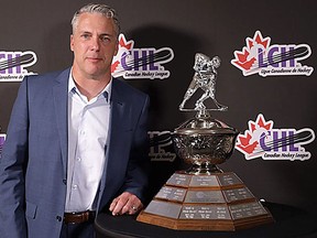 Jim Hulton, coach and general manager of the Charlottetown Islanders was named the Canadian Hockey League coach of the year in Saint John, New Brunswick on Tuesday, June 28, 2022. Canadian Hockey League photo/Submitted Photo/Kingston Whig-Standard/Postmedia Network