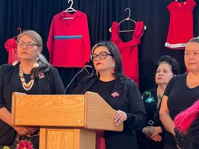 National Family and Survivors Circle (NFSC) chair Hilda Anderson-Pyrz spoke to federal ministers in Ottawa this week, one year after the release of the federal MMIWG and 2SLGBTQQIA+ National Action Plan, and three years after the release of the Final Report of the National Inquiry into Missing and Murdered Indigenous Women and Girls.