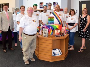 Photo by KEVIN McSHEFFREY
The Elliot Lake Library also marked Pride Month by having a display of some of the books of interest to the LGBTQ2SI community.