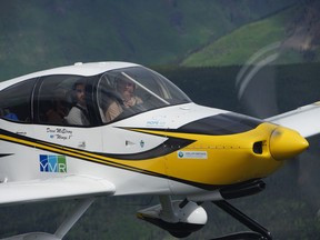 Dave McElroy - Wings 1 - soars over Canada in a fundraising effort for Hope Air.
Submitted Photo