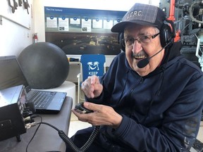Bob Sacerty with the Lambton County Radio Club is pictured at a recent club event at the Oil Museum of Canada. The club is participating in Field Day out of Mike Weir Park this weekend. (Submitted)