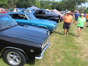 Sunday’s Cruise in the Park by Sarnia Street Machines at Canatara Park raised money for Pathways Health Centre for Children.