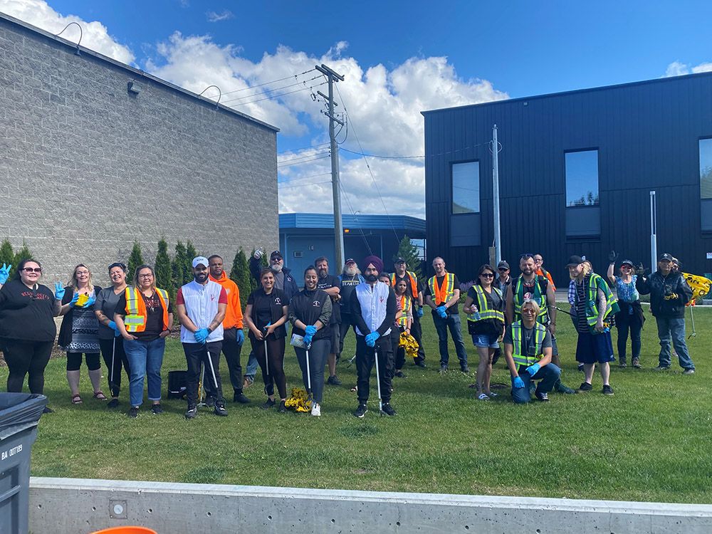 Prince community members clean up downtown streets Prince