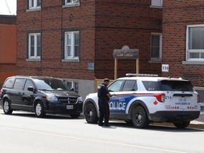 Greater Sudbury Police are investigating a suspicious death at an apartment complex on Elm Street.
