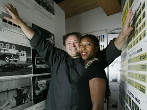Power couple Bruce Mau and his wife, Bisi Williams, are shown in this file photo. Postmedia