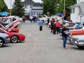 The annual Rods N' Rails Classic Car show takes place Sunday in Capreol. Supplied