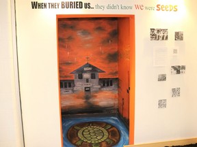 A new immersive art installation was unveiled at St. Patrick’s Catholic High School on May 30, commemorating the victims of Canada’s residential schools.Carl Hnatyshyn/Sarnia This Week