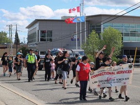 Wednesday afternoon saw the local edition of the 2022 Law Enforcement Torch Run take place on the streets of Timmins. The event raises awareness of a fundraising campaign to support local Special Olympians.

ANDREW AUTIO/The Daily Press