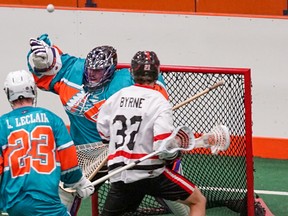 The Major Series Lacrosse season is in jeopardy and the Oakville Rock have pulled out amid continued uncertainty as the league and Ontario Lacrosse Association continue to disagree on how to resolve the ownership of the storied Excelsiors franchise. Photo submitted by Darryl Smart