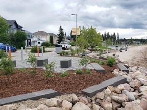 Kinosoo Beach has new seating areas as part of recent upgrades. PHOTO: CITY OF COLD LAKE