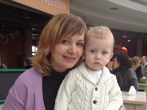 Kiev, Ukraine, right before Mila Wagner and her son moved to Canada.