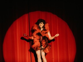 J.P. Baldwin stars as Dr. Frank N. Furter in Stirling Festival Theatre's production of the Rocky Horror Show.