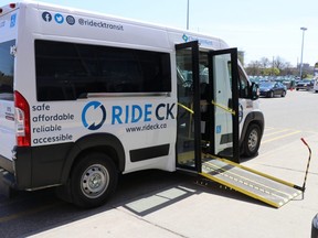 Ride CK OnRequest public transit is expanding its services within the municipality. (Handout)