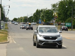 Drivers can expect some lane reductions at the city's east end as Stratford prepares to resurface portions of Ontario Street, Lorne Avenue and CH Meier Boulevard this summer.  (Galen Simmons/The Beacon Herald)