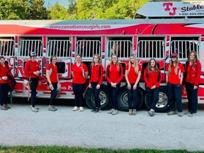 The Canadian Cowgirls, of Chatham, took part in BreyerFest in Kentucky recently. The event is an international convention for collectors of Breyer toy horses. (Handout)