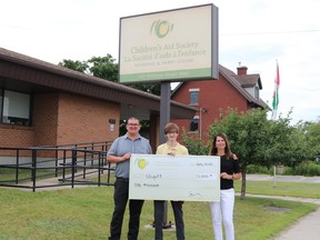 Wyatt received a $1,000 bursary from the Children's Aid Society of the District of Nipissing and Parry Sound. He was placed into care at three-weeks-old. He has been hired as a summer student at the agency.