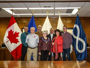 Back Row: (left to right) Marc Boychuk, Brad Carr, Orren Ford, Byron Schamehorn
Front Row: (left to right) Don Good, Elaine Manzer, Shelly Shannon