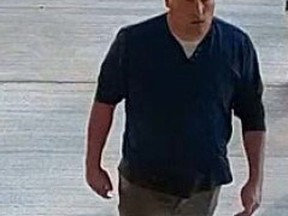 Brantford Police are hoping to identify and speak with a man shown in surveillance photos in connection to an indecent act investigation. The incident occurred June 30 at a retail outlet in the Lynden Park Mall.