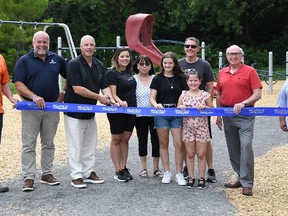 The newly refurbished Jackson Park was dedicated Wednesday by city officials.