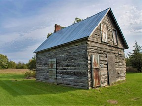 The Moses Hudgin heritage home on Ostrander Point Road in Prince Edward County is the focus of fundraising efforts by the South Shore Joint Initiative (SSJI) to create the Hudgin Log House Field Centre for cultural, education and natural heritage studies. DAVID COULSON/NATURE CONSERVANCY OF CANADA