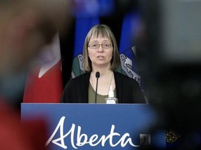 Alberta's chief medical officer of health Dr. Deena Hinshaw. DAVID BLOOM / Postmedia, file.