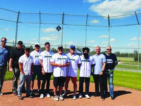 The Town of Devon held the grand opening for Paragon Ballpark, heralding the next era of Devon baseball, at the new diamond, July 22. (Town of Devon)