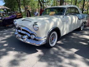 Marg and Terry Metcalf’s very rare 1954 Packard Caribbean was on display at the Chatham RetroFest car show in May. Peter Epp