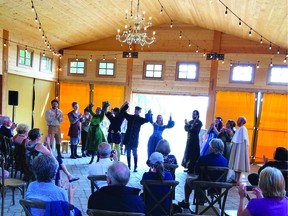 Members of the Lethbridge Shakespeare Performance Society performed Shakespeare’s A Midsummer Night’s Dream at the Coutts Centre for Western Canadian Heritage, east of Nanton, on July 18, 2021 during its arts festival. This Sunday there will be a performance of Shakespeare's Hamlet.