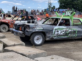 Cars valued at $10,000 to $30,000 were brought to the Billy Bash demolition derby to be smashed up as drivers at the Burford event competed with some $30,000 in prize money over the weekend.