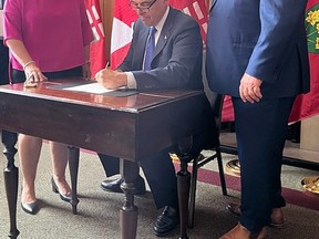 Bruce-Grey-Owen Sound MPP Rick Byers was sworn in as parliamentary assistant to Ontario’s minister of finance on June 29.