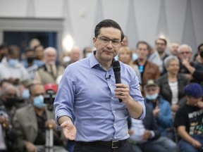 Nerd-a-thon: Federal Conservative leadership candidate Pierre Poilievre holds a campaign rally in Toronto, Saturday, April 30, 2022. THE CANADIAN PRESS/Chris Young