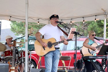 "Lokie" Smokey and the Gang perform in the Royal Canadian Legion parking lot in downtown Capreol during Capreol Days on Saturday, July 30, 2022. Ben Leeson/The Sudbury Star/Postmedia Network
