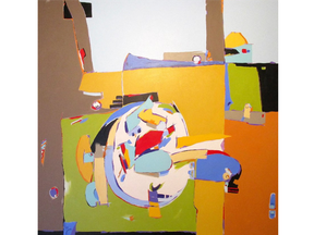 Johnnene Maddison's My Last Supper is part of a new exhibition of abstract art on at Westland Gallery until Aug. 7.
