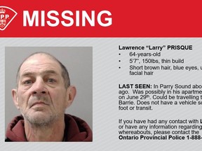 Larry Prisque missing