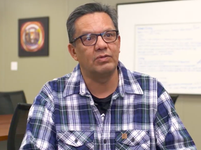 Chief Vern Janvier in a screenshot from a promotional YouTube video.