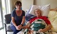 Bill and Sue Murdoch at Chapman House in Owen Sound, Ont. on Wednesday, July 27, 2022. The former Bruce-Grey-Owen Sound MPP has been in the hospice for the past week. (Scott Dunn/The Sun Times/Postmedia Network)