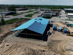 The new Cainsville community centre is under construction at 15 Ewart Ave. Submitted