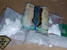 Grenville County OPP released this image in connection with a drug bust in Edwardsburgh Cardinal on June 29.
OPP photo/The Recorder and Times