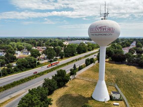 The city's iconic water tower located near King George Road and Highway 403 is due to be replaced.
